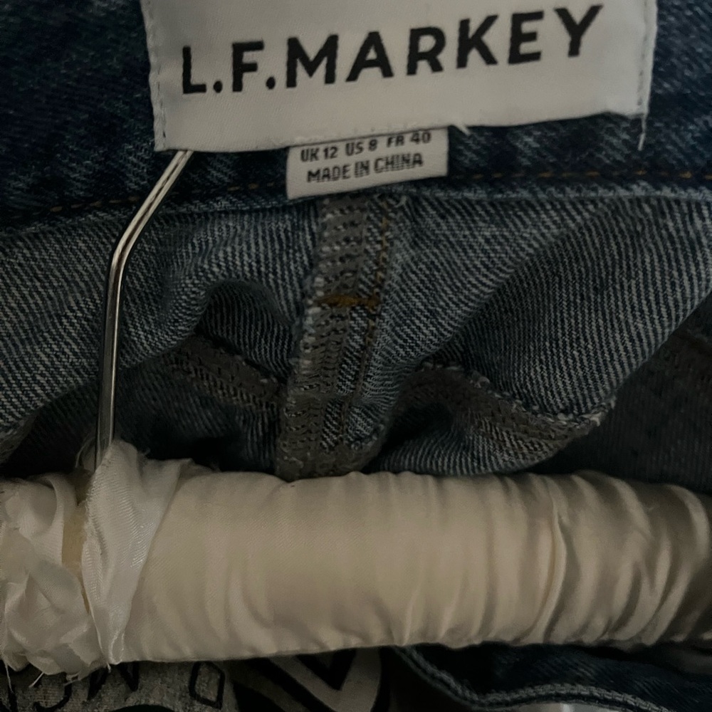 LF Markey wide leg pleated Blue Women's Jeans - 8 - Picture 5 of 5